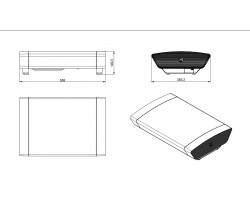 Пассивный сабвуфер AUDAC NOBA8 мощность 100Вт.