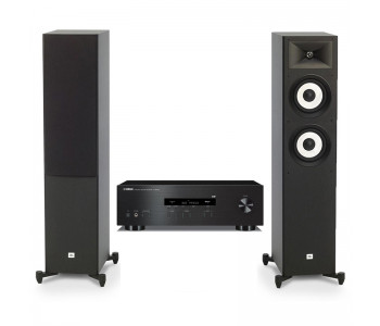 Акустическая система JBL Stage 180BLK + Yamaha R-S202 | 225Вт