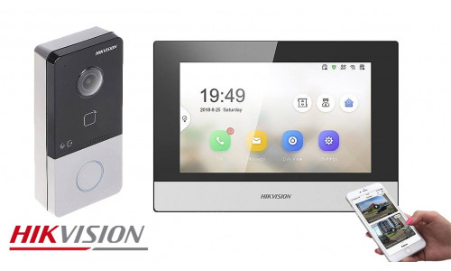 IP видеодомофон для дома и офиса 7 дюймов Hikvision
