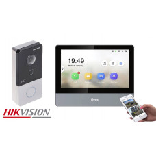 IP видеодомофон элитный для дома и офиса 7 дюймов Hikvision