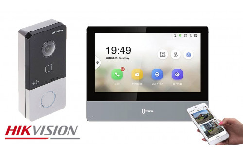 IP видеодомофон элитный для дома и офиса 7 дюймов Hikvision