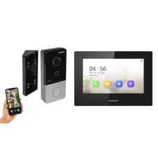 IP видеодомофон Hikvision DS-KH6320-LE1 + DS-KV6103-PE1 черный