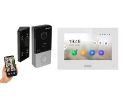 IP видеодомофон Hikvision DS-KH6320-LE1 + DS-KV6103-PE1 белый