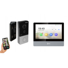 IP видеодомофон Hikvision DS-KH8350-TE1 + DS-KV6103-PE1 черный