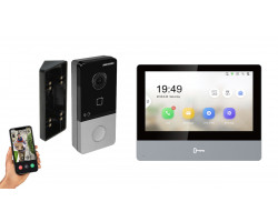 IP видеодомофон Hikvision DS-KH8350-TE1 + DS-KV6103-PE1 черный