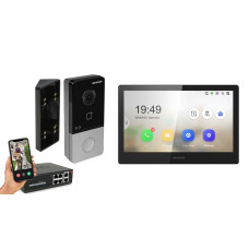 IP видеодомофон Hikvision POE DS-KH8520-WTE1 + DS-KV6103-PE1 черный