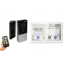 IP видеодомофон Hikvision DS-KH9510-WTE1 + DS-KV6103-PE1 белый