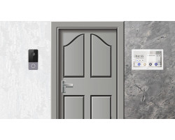 IP видеодомофон Hikvision DS-KH6320-WTE1 + DS-KV6103-PE1 белый