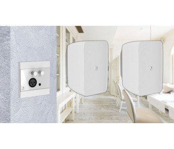 Активная акустическая система 2 динамика с панелью Audac 2WP205w белый