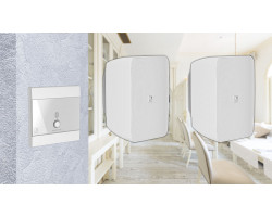 Активная блютуз акустическая система 2 динамика с панелью Audac 2WP220w белый