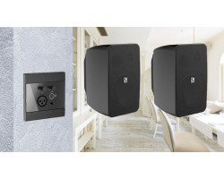 Активная блютуз акустическая система 2 динамика с панелью Audac 2WP225b черный