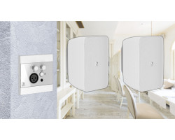 Активная блютуз акустическая система 2 динамика с панелью Audac 2WP225w белый