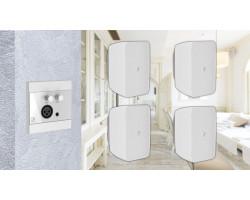 Активная акустическая система 4 динамика с панелью Audac 4WP205w белый