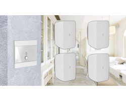 Активная блютуз акустическая система 4 динамика с панелью Audac 4WP220w белый