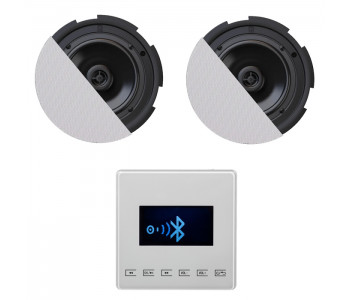 Акустическая система 2 Audac CIRA524I с настенным усилителем