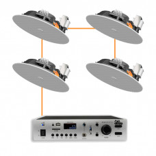 Акустическая система 4 потолочных динамика Audac CIRA524I/W