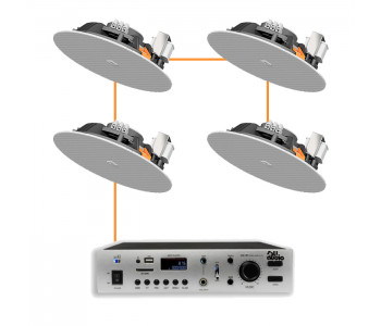Акустическая система 4 потолочных динамика Audac CIRA524I/W
