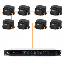 Акустична система 6 стельових динаміків Audac CALI424I/W