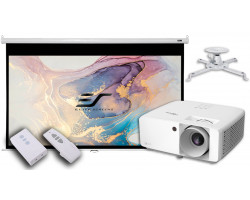 Проектор для бізнесу Optoma ZH400 із електричним екраном 110"