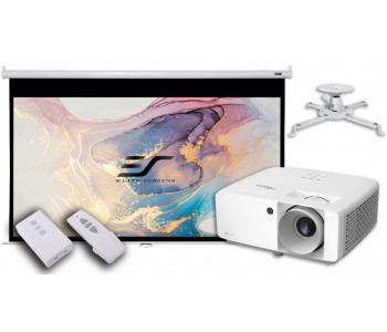 Проектор для бізнесу Optoma ZH400 із електричним екраном 100"