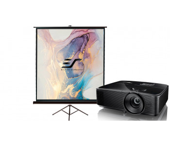 Проектор для бізнесу Optoma W400LVe із мобільним екраном 84"