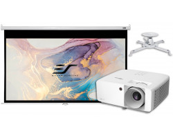 Проектор для бізнесу Optoma ZH400 із ручним екраном 100"