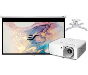Проектор для бізнесу Optoma ZH400 із ручним екраном 100"