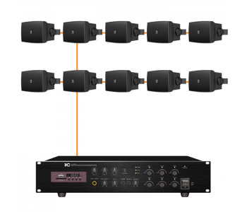 Акустическая система 10 настенных динамиков Audac WX802MK2/B