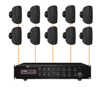 Акустическая система 10 настенных динамиков Audac ATEO6M/B