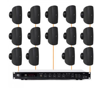 Акустическая система 14 настенных динамиков Audac ATEO4M/B