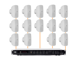 Акустическая система 14 настенных динамиков Audac ATEO4M/W