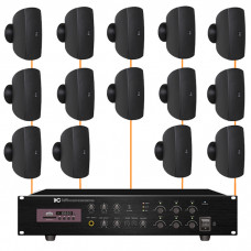 Акустическая система 14 настенных динамиков Audac ATEO6M/B