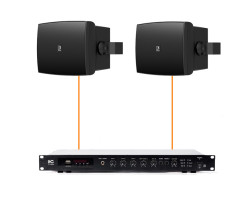 Акустическая система 2 настенных динамика Audac WX802MK2/B