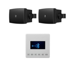 Акустическая система 2 Audac WX502MK2/B с настенным усилителем