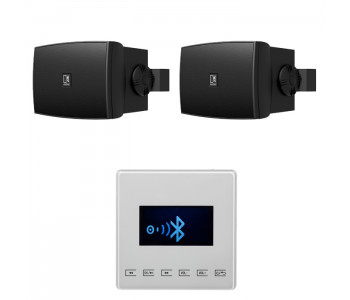 Акустическая система 2 Audac WX502MK2/B с настенным усилителем