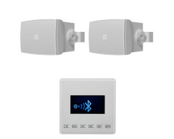 Акустическая система 2 Audac WX502MK2/W с настенным усилителем