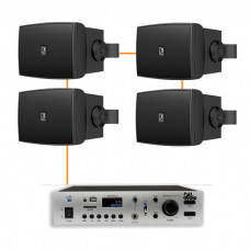 Акустическая система 4 настенных динамика Audac WX302MK2/B