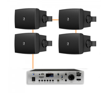 Акустическая система 4 настенных динамика Audac WX302MK2/B
