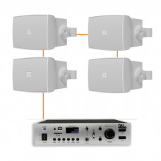 Акустическая система 4 настенных динамика Audac WX302MK2/W