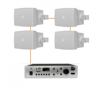 Акустическая система 4 настенных динамика Audac WX302MK2/W