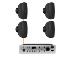 Акустическая система 4 настенных динамика Audac ATEO4M/B