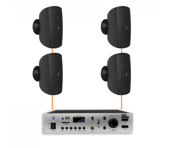 Акустическая система 4 настенных динамика Audac ATEO4M/B