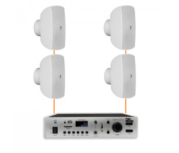 Акустическая система 4 настенных динамика Audac ATEO4M/W