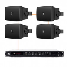 Акустическая система 4 настенных динамика Audac WX502MK2/B