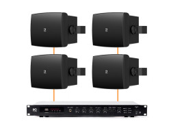 Акустическая система 4 настенных динамика Audac WX802MK2/B