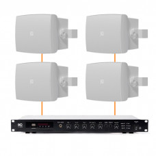 Акустична система 2 настінних динаміка Audac WX802MK2/W