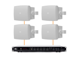 Акустическая система 4 настенных динамика Audac WX802MK2/W