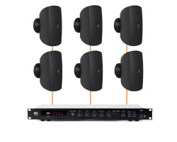 Акустична система 6 настінних динаміків Audac ATEO6M/B