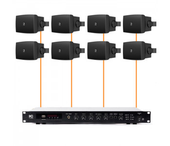 Акустическая система 8 настенных динамиков Audac WX302MK2/B