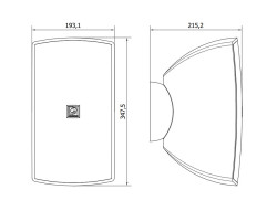 Настенная акустическая система Audac ATEO6M/W белый